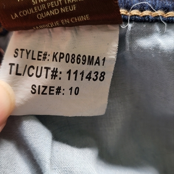 Straight Leg Cuffed Capri Size 10 - Picture 9 of 13